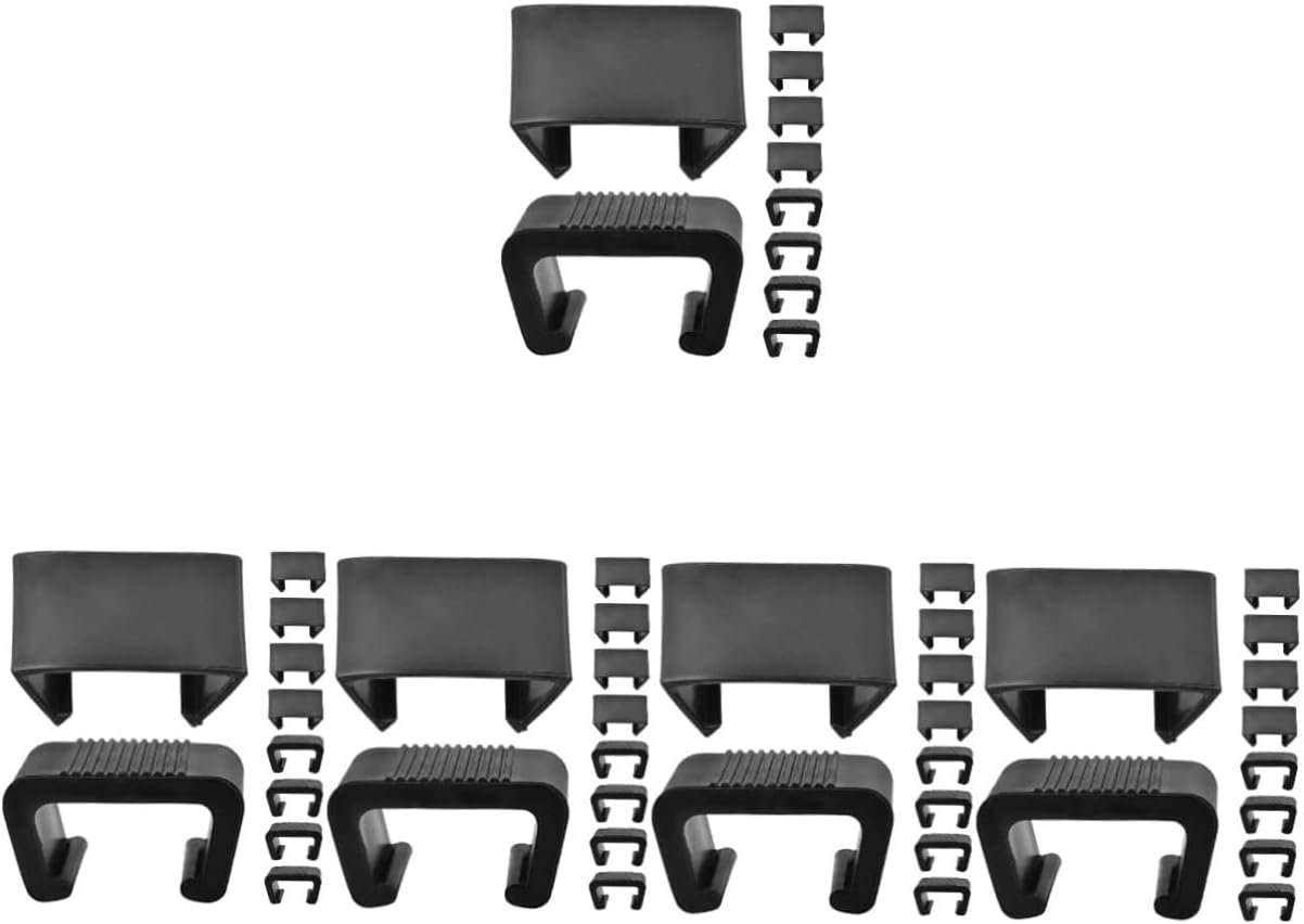 POPETPOP 50pcs Garden Furniture Clips Patio Furniture Repair Plastic Couch Connectors