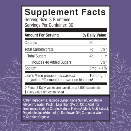 Host Defense Lion's Mane Gummies