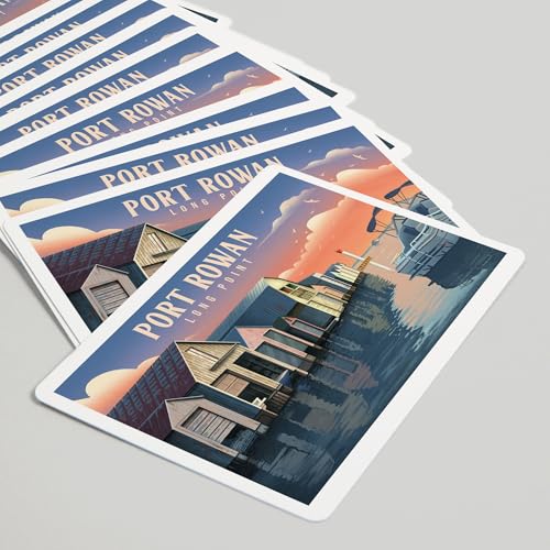Baraja de 52 cartas tamaño póker Port Rowan miniatura 5