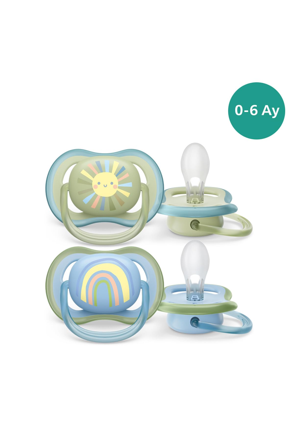 Philips Avent Ultra Air Emzik 0-6 Ay 2'li Erkek SCF085/58, SCF085/58