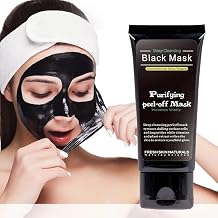 Bamboo Face Mask Peel Off, skin cleansing, purifying, organic charcoal pimple pore exfoliating 1.69 Ounce Pack of 1
