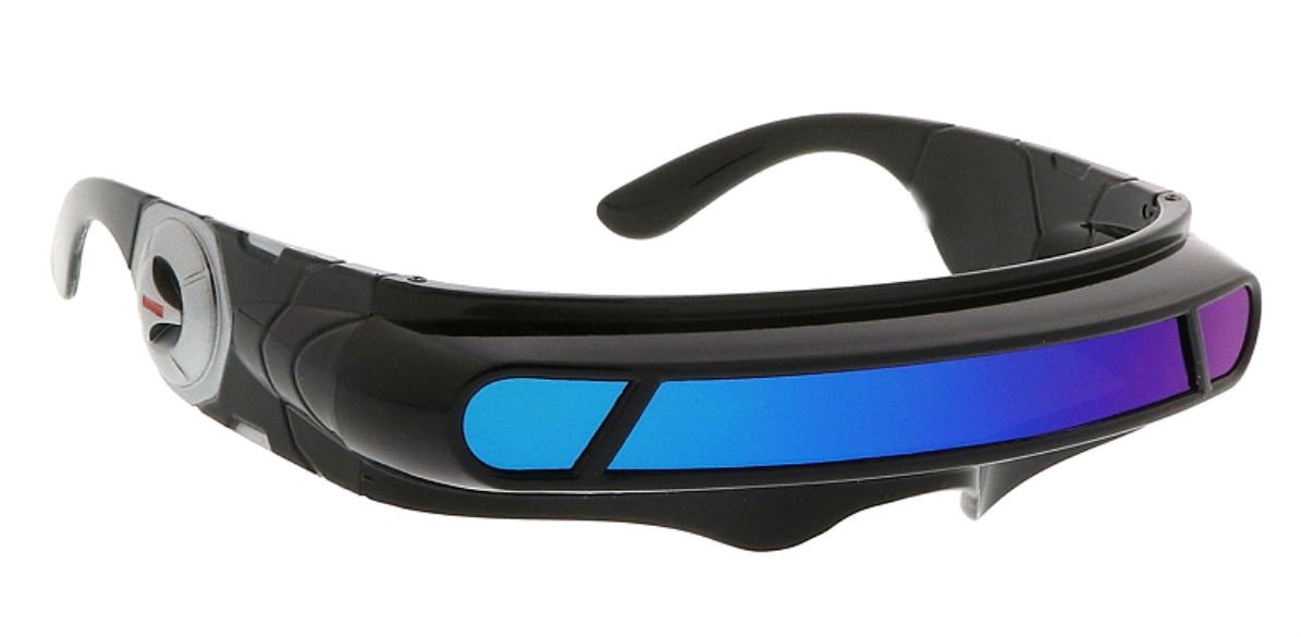 WebDeals(TM - Futuristic Cyclops Wrap Around Sunglasses…