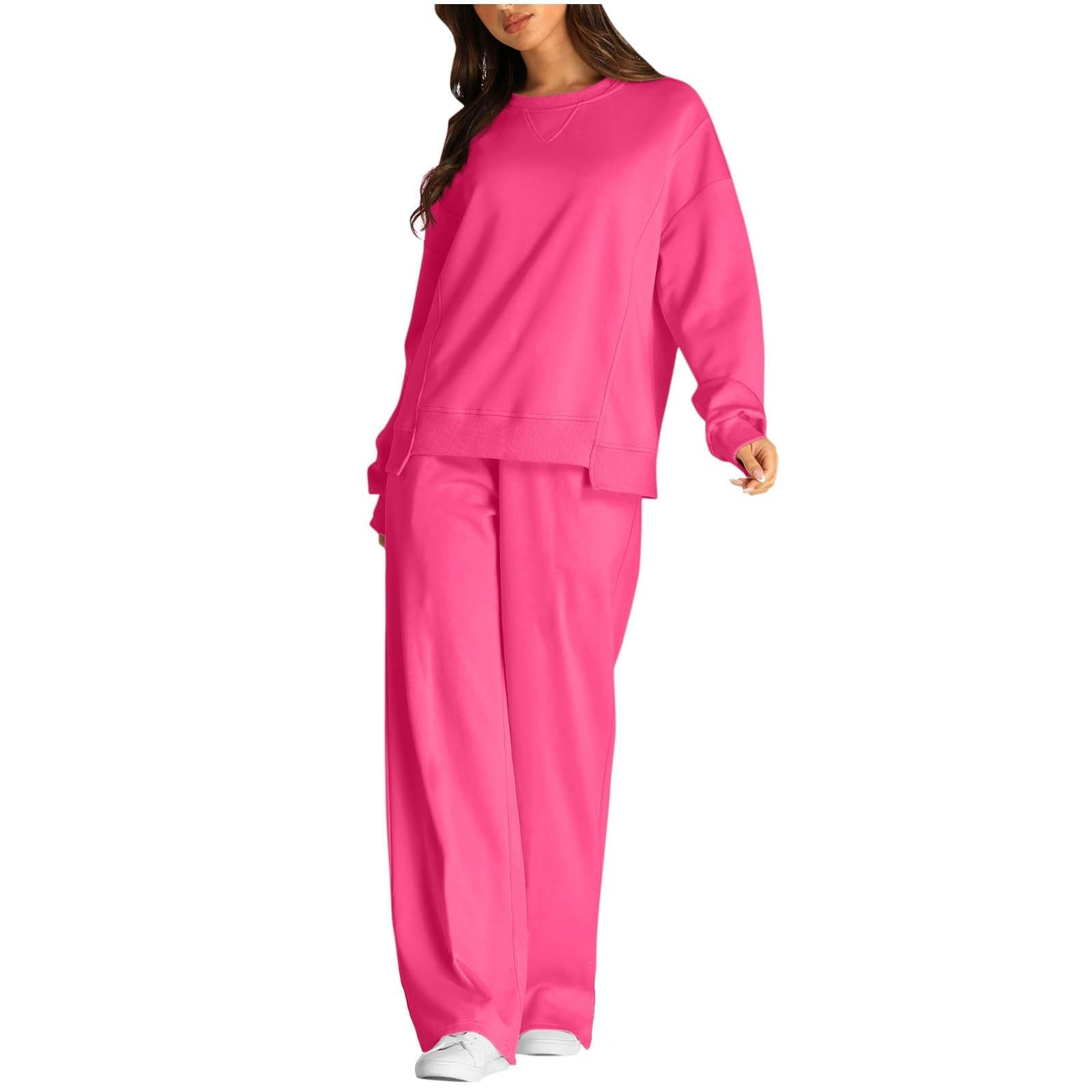 Generisch Pantalones de traje de manga larga para mujer de cintura ajustada con bolsillo