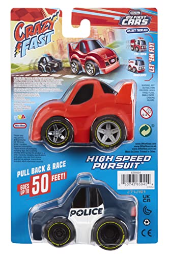 Toddler Vehicles Crazy Fast Cars 2 Pack Racin Responders - vue 7