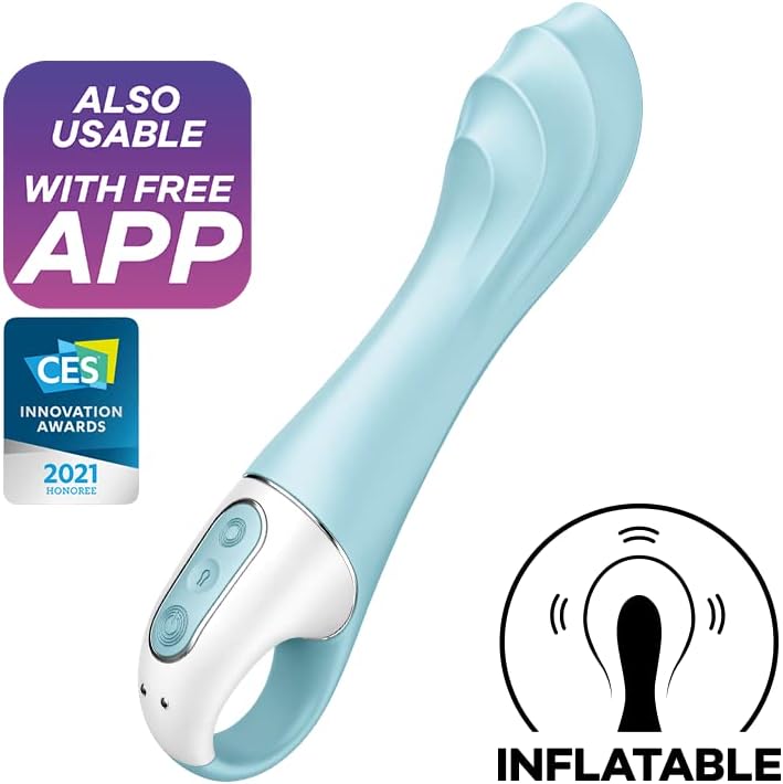 Satisfyer Air Pump Vibrator 5+ inflatable shaft