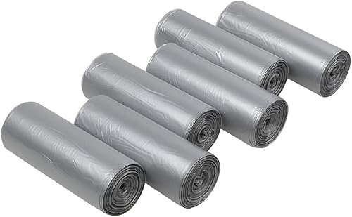 Miniatura 6 de Obston - Bolsas de basura pequeñas de 4 galones, forros grises para basura, 150 unidades6 rollos