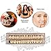 56 Pieces False Teeth Dental Complete Acrylic Resin Denture Tooth, 2 Sets Tooth Replacement kit, 23 Shade A3 Upper + Lower Dental Materials for Replacement, DIY, or Halloween