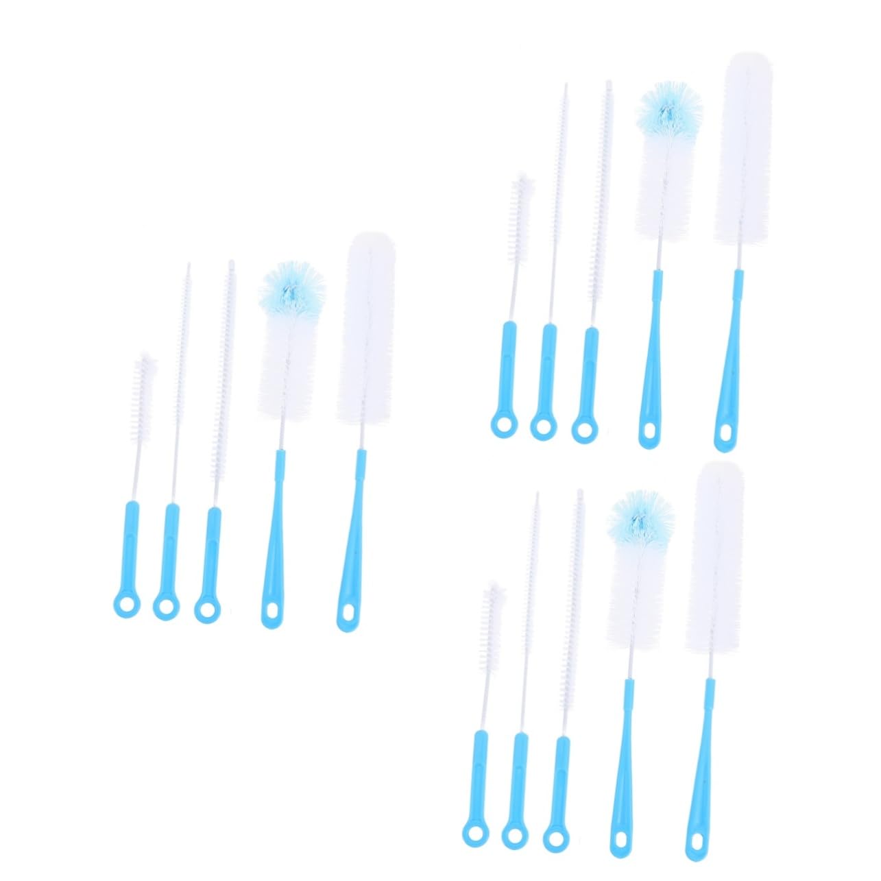 PartyKindom 15stücke Teiliges Babyflaschen-bürsten Hygienische Reinigungsbürsten Für Milchflaschen Trinkflaschen Und Wasserflaschen Flexibler Bürstenkopf Für Schwer Zugängliche Stellen