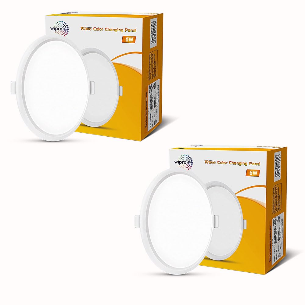 Wipro Colour Changing Panel - Adjustable LED Lighting -12