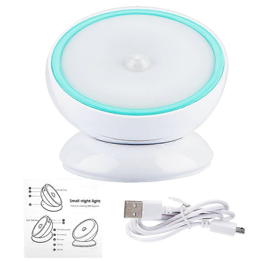Joyhappst Image Color Battery Mode 360Rotation Sensor Wall Light Smart Night Lamp (Yellow Light)