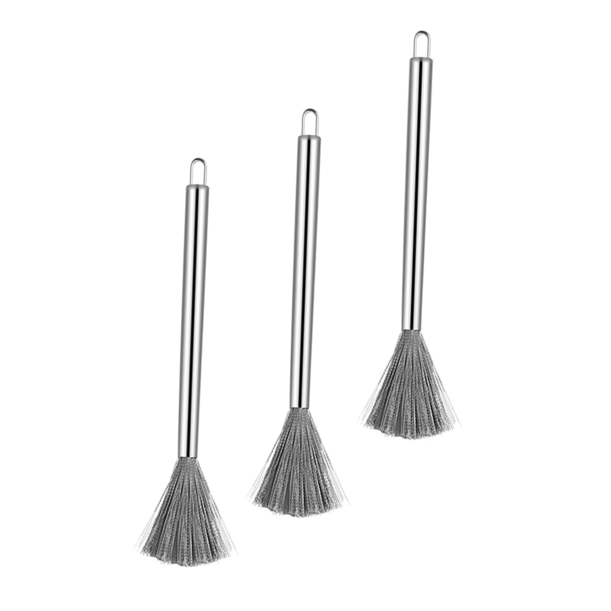 VANZACK Cepillo De Limpieza De Inoxidable Cocina De Utensilios De Cocina Y Sartenes Resistente Y Duradero 3 Piezas X 4