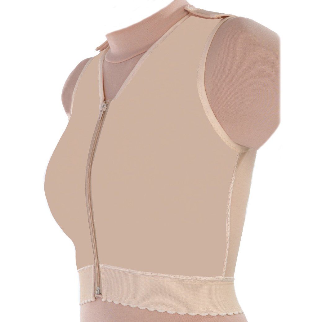 ContourMD Breast Reduction Surgery Recovery - Silicone Breast Compression Vest Style 16V