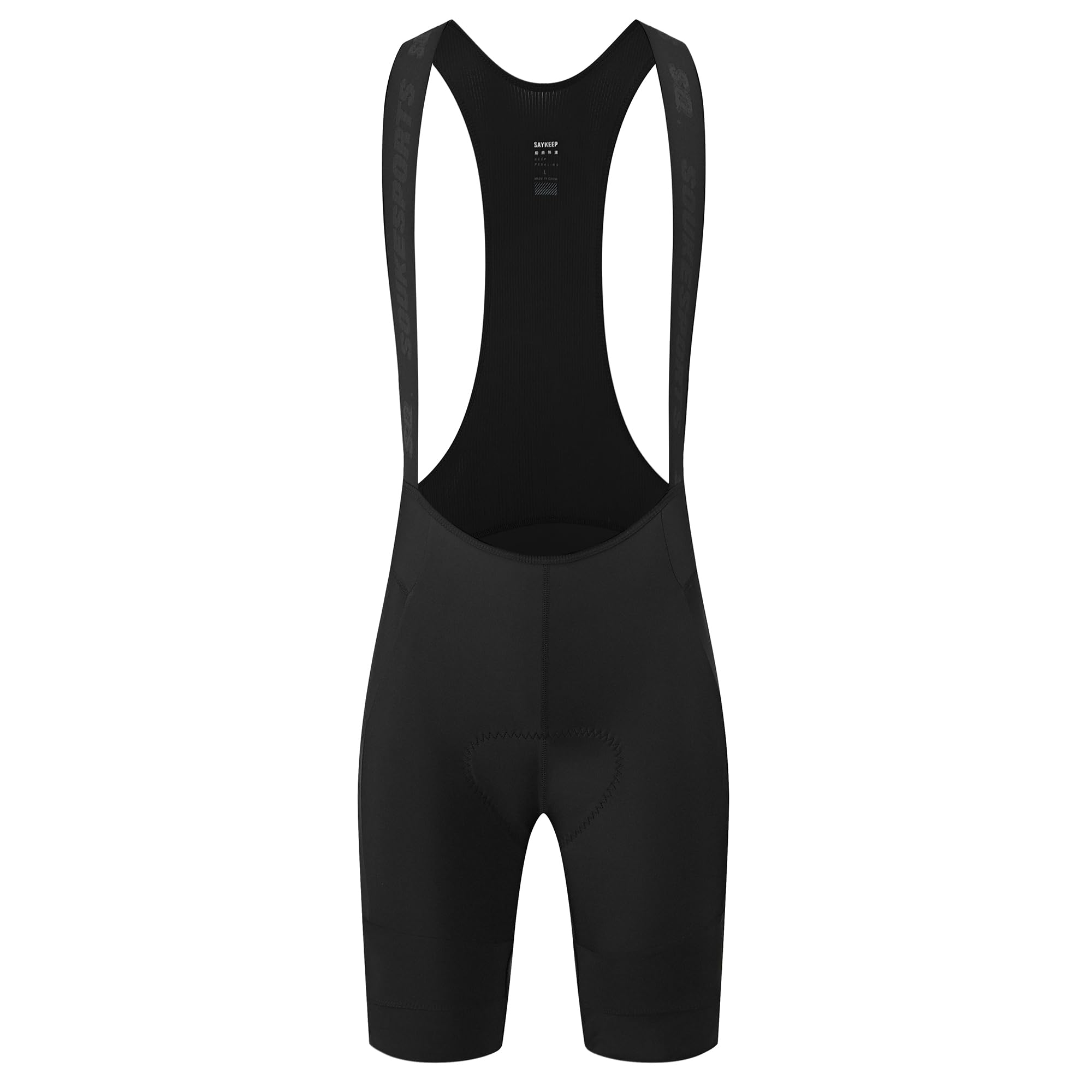 Souke Sports Bib Shorts Herren Radsport-Trägerhose,Atmungsaktive Multifunktionale Tasche Fahrrad Trägerhose with Komfortables Sitzpolster für Rennrad &MTB