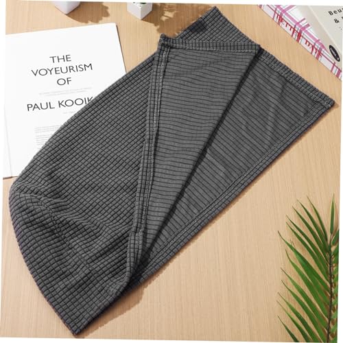 Fundas de reposabrazos para sofá de color plata Mobestech de protección elástica duradera 5