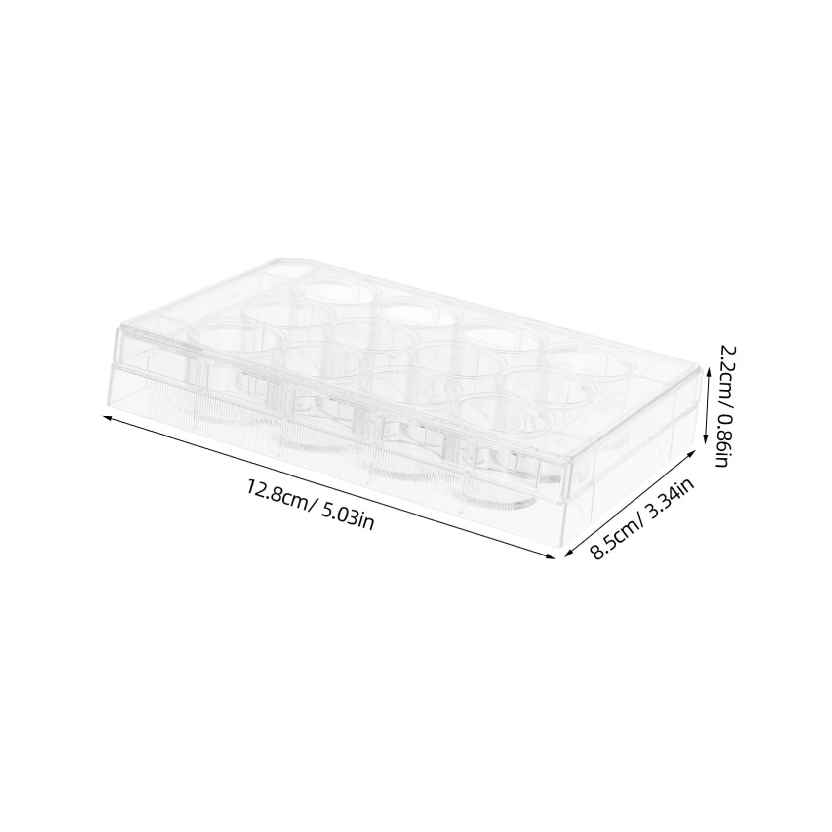 COSMEVIVI Lab Tissue Culture Plate Cell Culture Plate Lid Bulk Petri Dishes for Lab Experiments