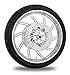 Performance Machine Supra Chrome Front Wheel Package, 21" x 3.5 with ABS 9204-7106R-SUP-CH