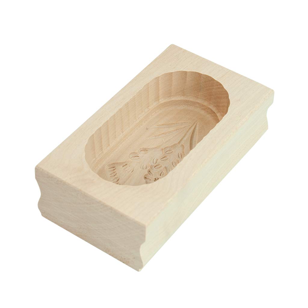 Gravidus Butterform eckig 125g - Enzian Design aus Ahornholz