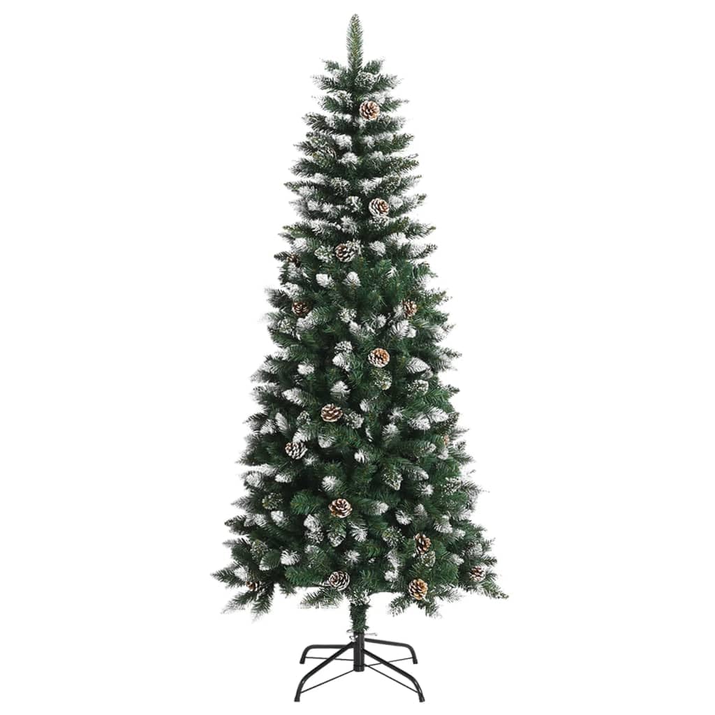 Albero Di Natale Con Luci,Albero Di Natale Foltoalbero Di Natale Artificiale Con Base Verde 150 Cm Pvc Adatto Per Ingresso, Festa, Cortile, Giardino, Hotel, Negozio