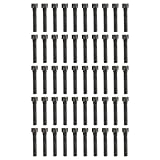 50PCS 3/8x2 inch Long Bolts for Wall Rock Climbing Holds Mounts, 3/8-16 Socket Head Allen Cap, Alloy Steel Durable & Easy Hanger Hardware Ice Screws, Gear Kit Bundle Supplies Designed for Indoor Use
