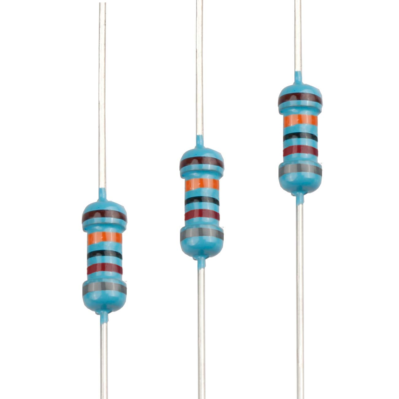 EDGELEC 100pcs 820K ohm Resistor 1/4w (0.25 Watt) ±1% Tolerance Metal Film Fixed Resistor, Multiple Values of Resistance Optional