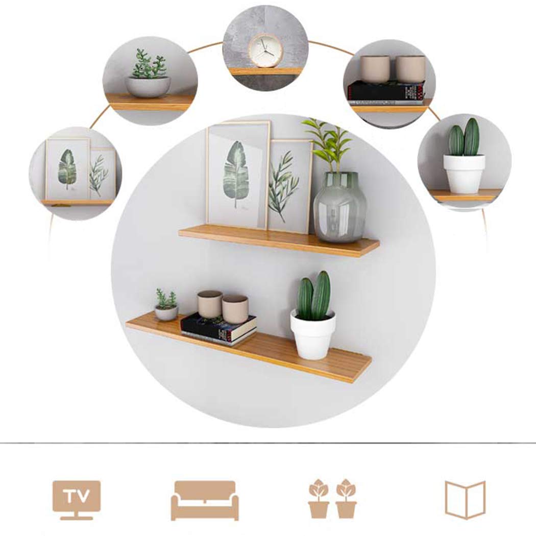 Staffe per Mensole Triangolari 4 Pezzi Staffe per Mensola Galleggianti a Parete Supporto per mensole in Metallo con Accessori di Montaggio (280mm,White)