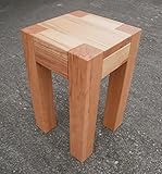 Cœur en bois massif. Table d\'appoint Guéridon Hêtre massif. \'\'Farah Dimensions : 30 x 30 x 50 cm de haut. sur-mesure. aussi en chêne, aulne et cerisier à obtenir.
