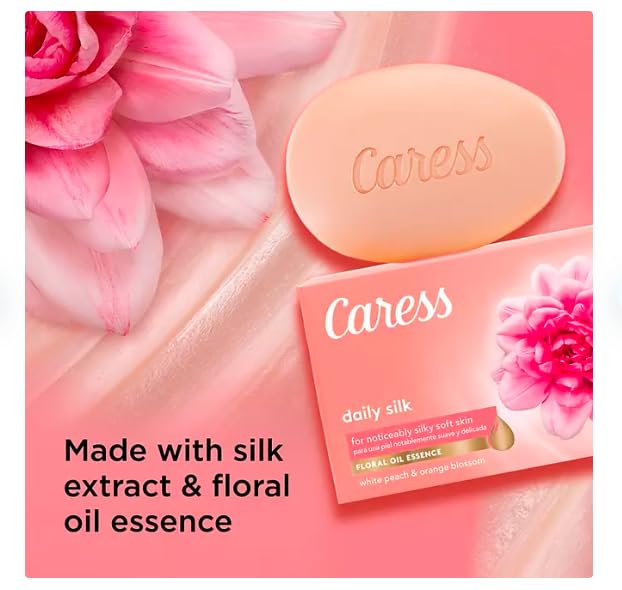 Miniatura 4 de Caress Bar Soap Daily Silk 3.75 onzas 16 unidades
