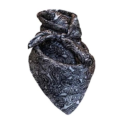 Wyoming Traders Paisley Cowboy Wild Rag Silk Scarf Cover