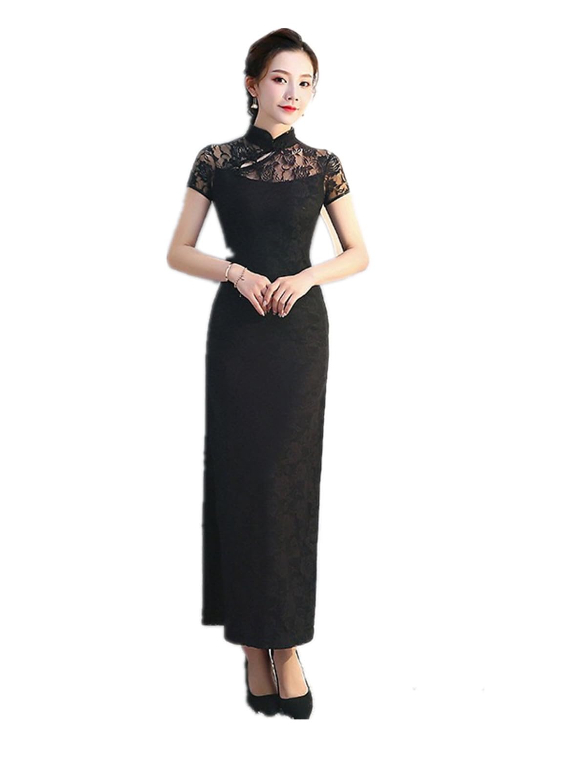 Amazon.co.jp: [Somnvs258] 男性対応 チャイナドレス レース