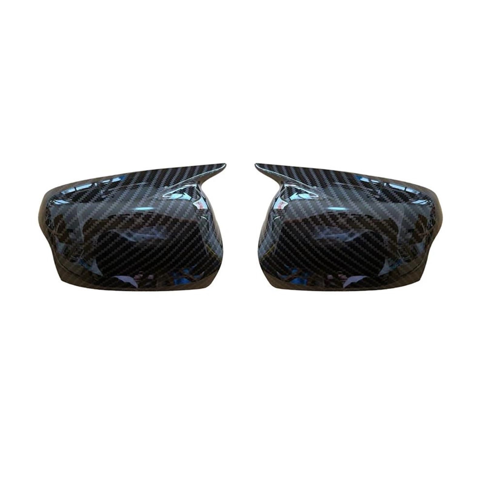 Yeskit Style 2 For Ford For Focus Mk2 2005-2008 Car Rearview Side Mirror Cover Wing Cap Sticker Exterior Door Case Trim Carbon Fiber(Style 2)