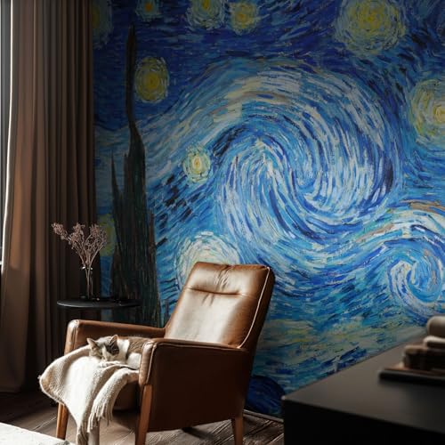 Impression de haute qualité pour décor mural intissé ciel nocturne lavable - 3
