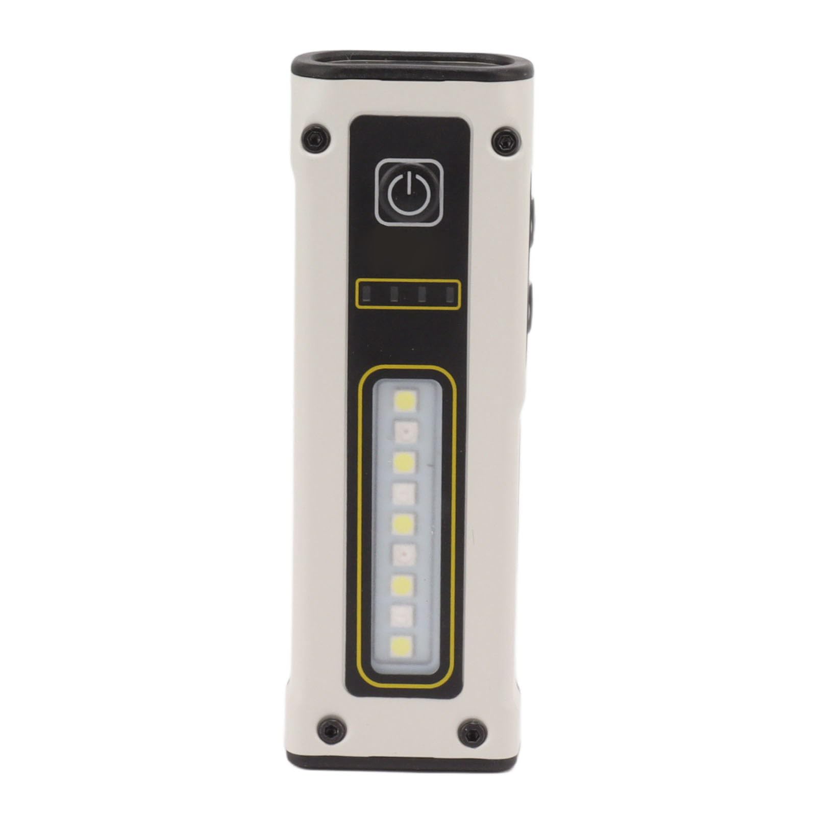 AMONIDA Mini Lampe de Poche à Double Source de Lumière avec Queue (WHITE)