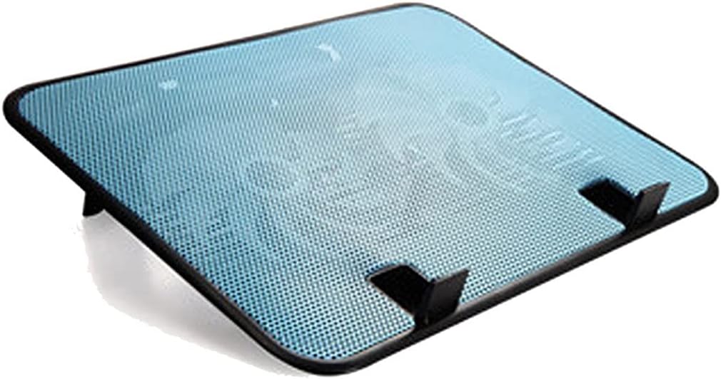 14 Inch Notebook Cooler 5v Fan External Laptop Cooling Pad Slim Stand High Speed Silent Metal Panel(D)