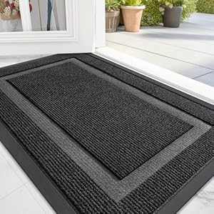 Olanlyfrontdoormatindooroutdoorentrancewaterproofallseasonallweatherdoormatsturdynaturalrubberfaderesistantlowprofileeasycleanpatioporchentrywaymat295x17black Urban Country Home Decor Olanly front door mat indoor outdoor entrance waterproof all season all weather doormat sturdy natural rubber fade resistant low profile easy clean patio porch entryway mat 295×17 black urban country home decor