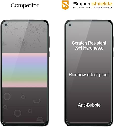 Miniatura 2 de Supershieldz Diseñado para Motorola Moto G Stylus 5G (no compatible con el modelo 2022), protector de pantalla de vidrio templado, antiarañazos, sin