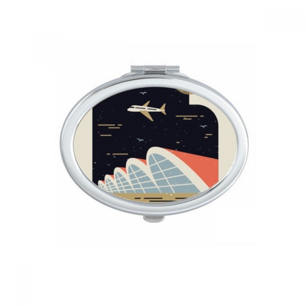Miroir de poche compact Hong Kong de DIYthinker pour maquillage portable
