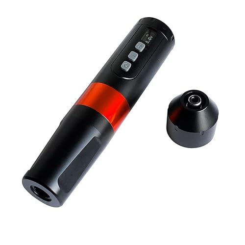 Miniatura 9 de BRONC Máquina de tatuaje V2 Fuente de estilo pluma rotativa Motor sin núcleo 2,000 mAh Batería de alimentación (gris)