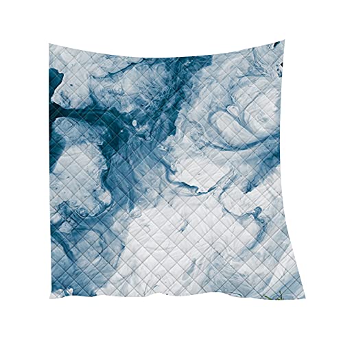 Colcha acolchada verano gris 3D marmoleado cubrecama lavable que no se arruga 200x230cm 2