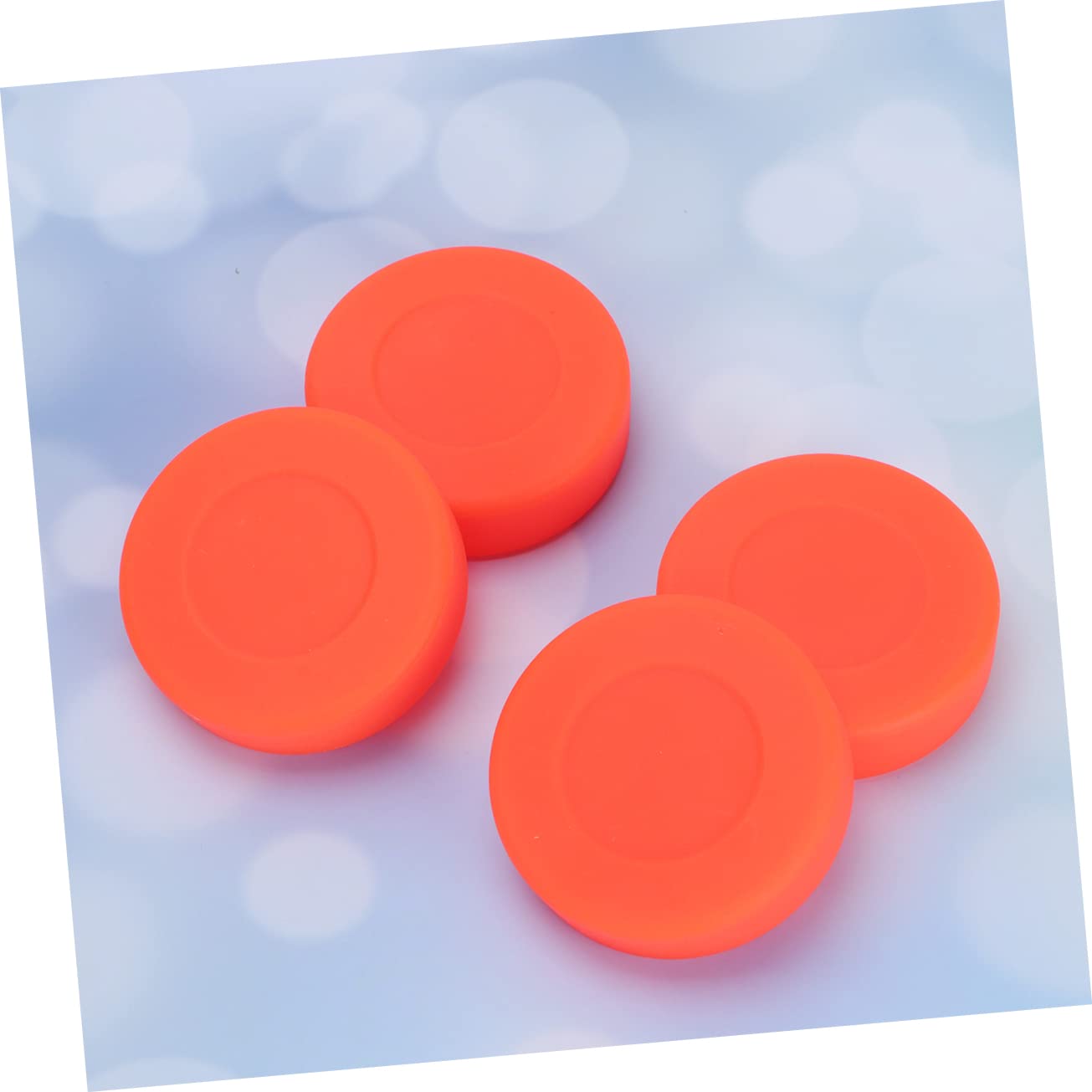 BESPORTBLE Rondelles de Hockey Dureté Réglable en Caoutchouc 12 Pièces Surface Mate Lisse Accessoires pour Hockey Glace et Roller