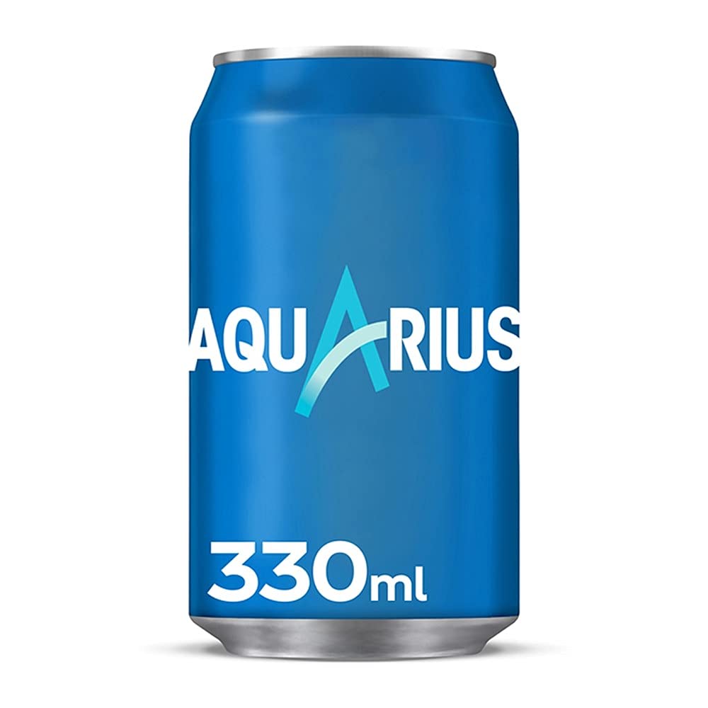 Frisdrank aquarius lemon blikje 0.33l | 24 stuks
