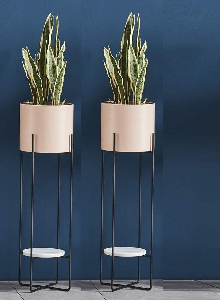Crafter Green Planter Stand And Flower Pot Are Made Of Wrought Iron Material, With Safe And Environment-Friendly High-Temperature Paint, Rustproof And Durable. (Pink), Pack Of 6 (B08HKBDN4C) Amazon Price History, Amazon Price Tracker