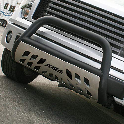 Image of ARIES P35-9004 Pro Series 3-Inch Offroad Black Steel Bull Bar, Select Nissan NV1500, NV2500, NV3500, Titan XD