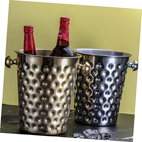 UPKOCH 1 Peça Recipiente De Ornamento Balde De Gelo Balde De Gelo De Vinho Batata Frita Barril De Vi