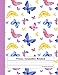 Primary Composition Notebook: Blank Story Journal with Picture Space And Dashed Lines | Kindergarten to Early Childhood Exercise Book | Colorful Butterflies