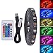 Produktbild gbjm Wasserdichtes Flexibles Licht Fügen Sie Fernbedienung für Fernsehhintergrundbeleuchtung 50cm 2m 3M DC 5V USB LED-Streifen 5050 RGB LED hinzu