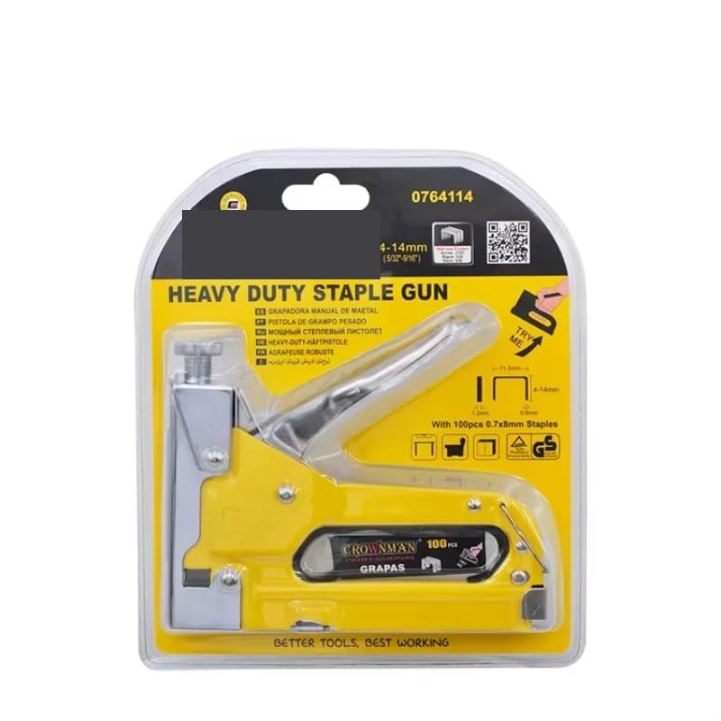 Graffettatrice Per Legno Pistola sparachiodi dritta Tappezzeria | Pistola sparachiodi manuale for muratura e verniciatura resistente 4-14 mm for utensili for la lavorazione del legno
