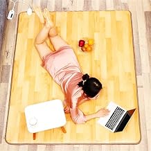 Heated Carpet for Floor - Heated Rug Under Desk, Waterproof Heated Floor Mat, with 60 Levels Adjustable Thermostat /12 Hour Timing, for Office/Home,50x150cm