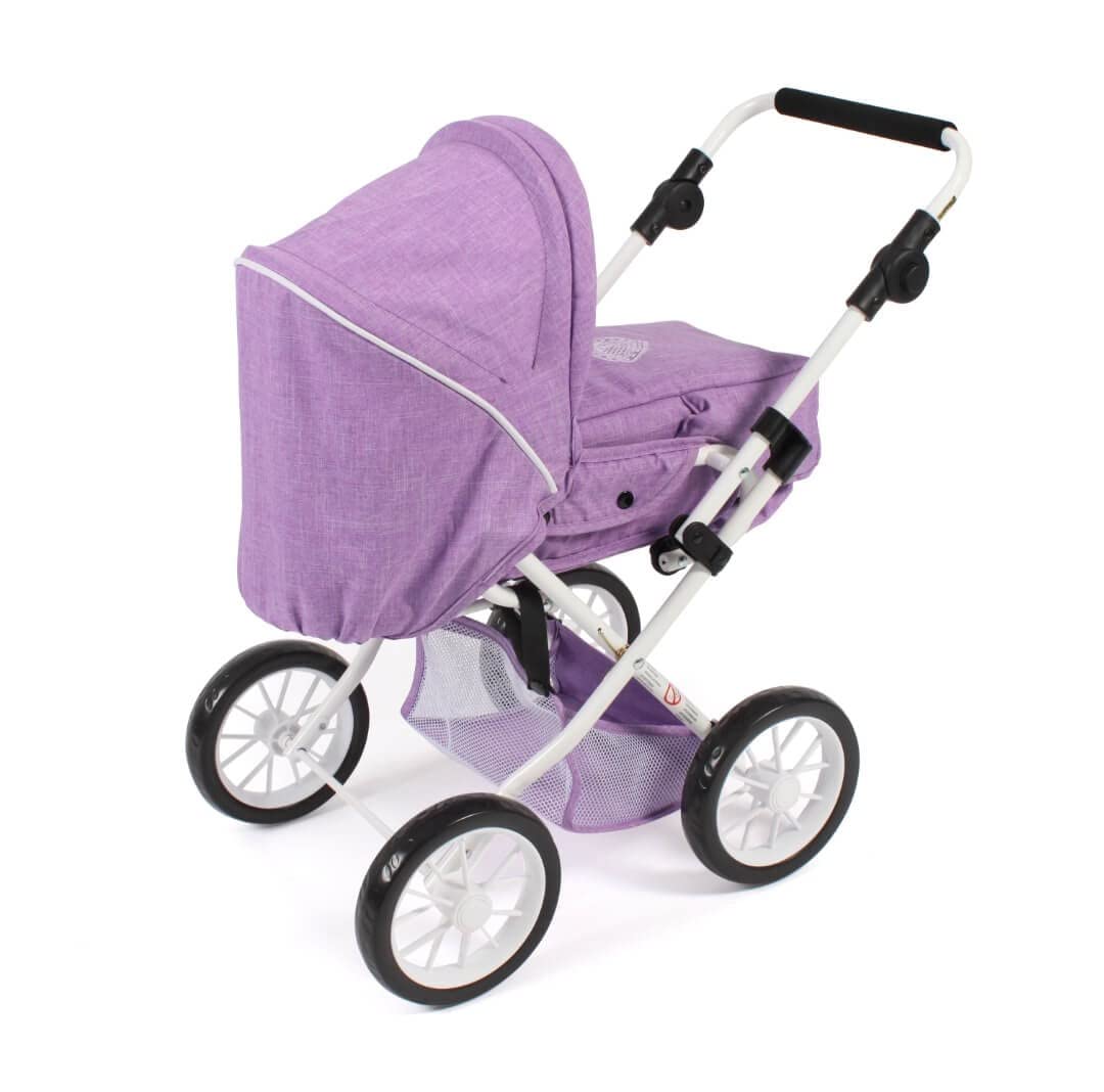 Cochecito De Muñecas Bayer Chic 2000 Leni - 2 En 1 Con Bolsa Extraíble, Ajustable, Para Muñecas De Hasta 46 Cm