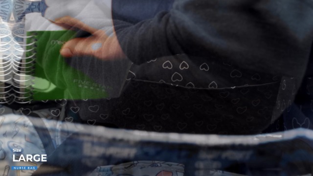 Bolso para enfermería Abamerica con múltiples bolsillos impermeable miniatura 6