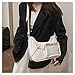2025 New Y2k Fashion Tote Bag Kawaii Lolita Ita Bag Badge Display Bag with Two Transparent Display Windows (White)